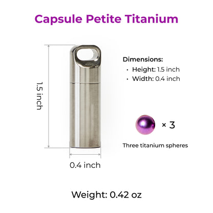 H.E.A.L.® 360 Petite Capsule Titanium
